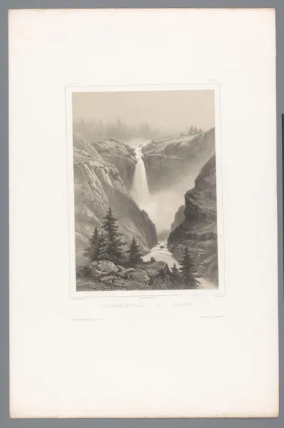 Zicht op de Rjukanfossen