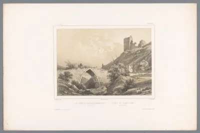 Zicht op de ruïne van het kasteel van Hammershus