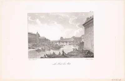 Zicht op de Seine met de Pont des Arts