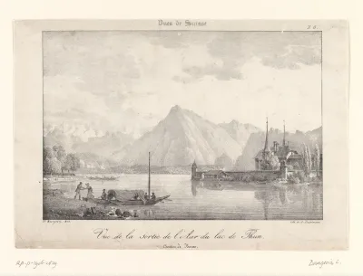 Zicht op de Thunersee