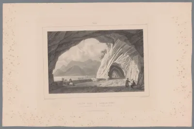Zicht op de tunnel van Varenna aan het Comomeer