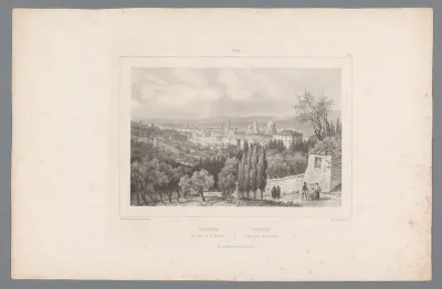 Zicht op Florence vanaf de San Miniato al Monte