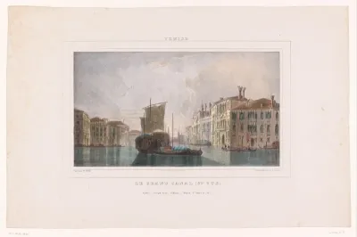 Zicht op het Canal Grande in Venetië