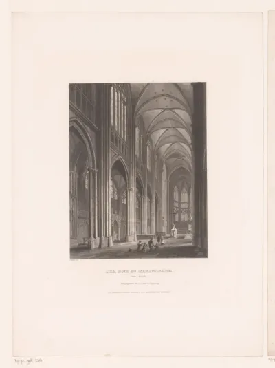 Zicht op het interieur van de dom in Regenburg