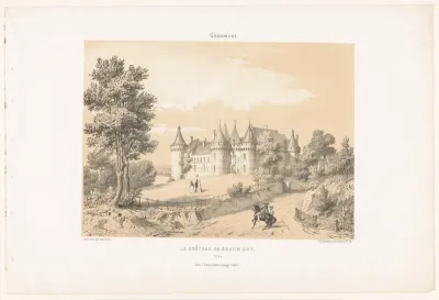 Zicht op het kasteel van Chaumont-sur-Loire