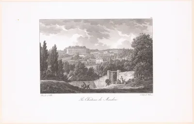Zicht op het Kasteel van Meudon