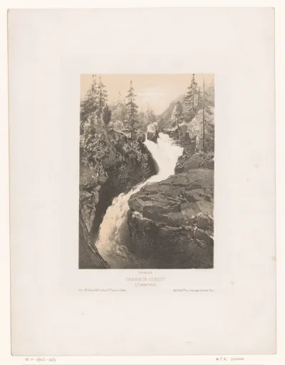Zicht op het wateral van Cerisey bij Cauterets