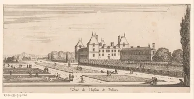 Zicht op kasteel de Villeroy