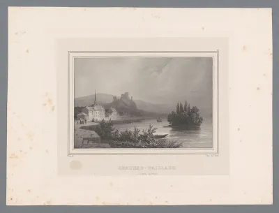 Zicht op Kasteel Gaillard en le Petit Andely
