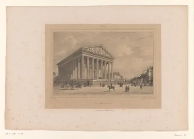 Zicht op La Madeleine
