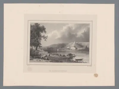 Zicht op La Roche-Guyon
