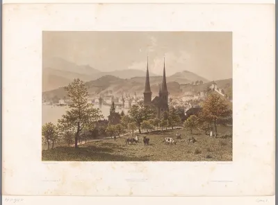 Zicht op Luzern