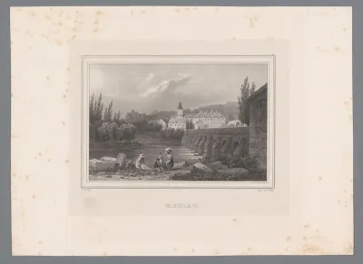Zicht op Meulan-en-Yvelines