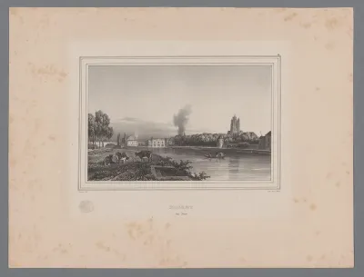 Zicht op Nogent-sur-Seine