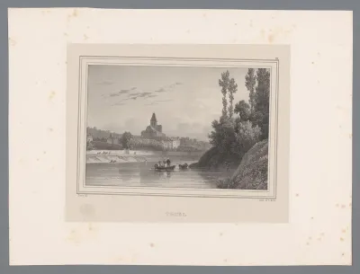 Zicht op Triel-sur-Seine