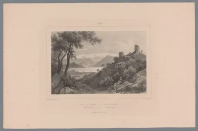 Zicht op Varenna aan het Comomeer