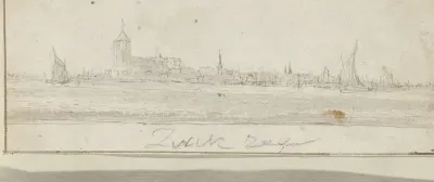 Zicht op Zierikzee vanaf het water