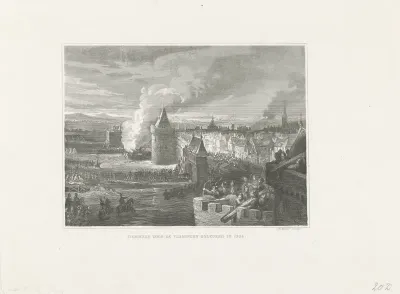 Zierikzee door de Vlamingen belegerd