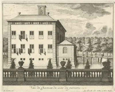 Zijaanzicht van Kasteel Gunterstein, Breukelen