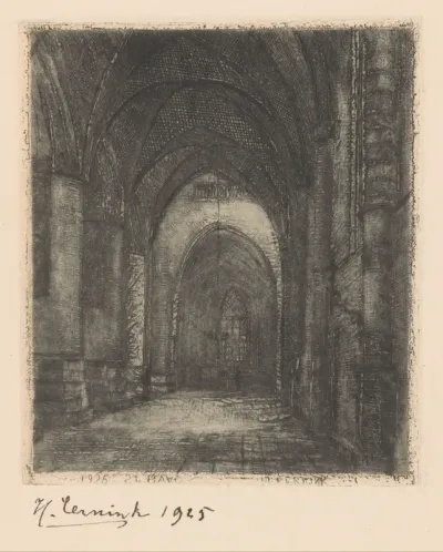 Zijbeuk van de Grote of Sint-Bavokerk in Haarlem