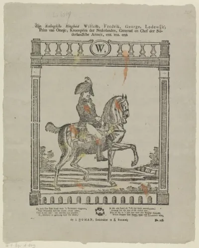 Zijn Koninglijke Hoogheid Willem Frederik, George, lodewijk, / Prins van Oranje, kroonprins der Nederlanden, generaal en Chef der Ne- / derlandsche Armee, enz. enz. enz.