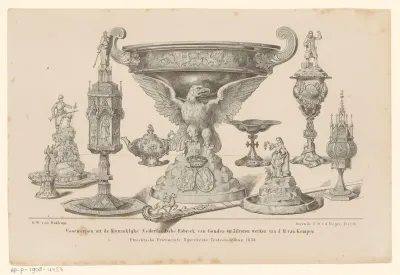 Zilveren objecten uit de fabriek van J.M. van Kempen