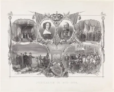 Zilveren regeringsjubileum van koning Willem III der Nederlanden en koningin Sophie der Nederlanden, 1874