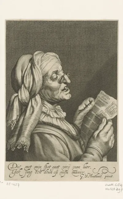 Zingende vrouw