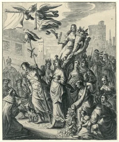 Zinnebeeld op de Vrede van Munster, 1648
