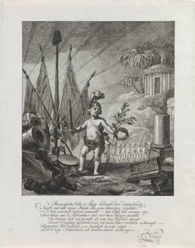 Zinneprent op de Alliantie, 1795