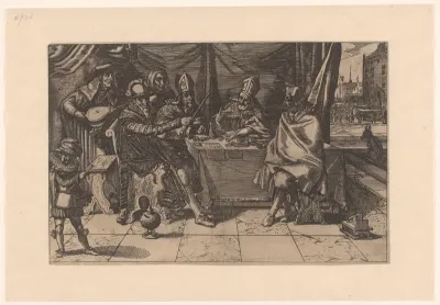 Zinneprent op de tirannie van Alva (incompleet), 1618