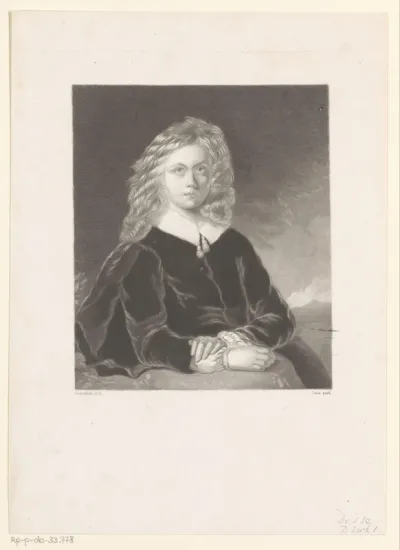 Zittende jongeman