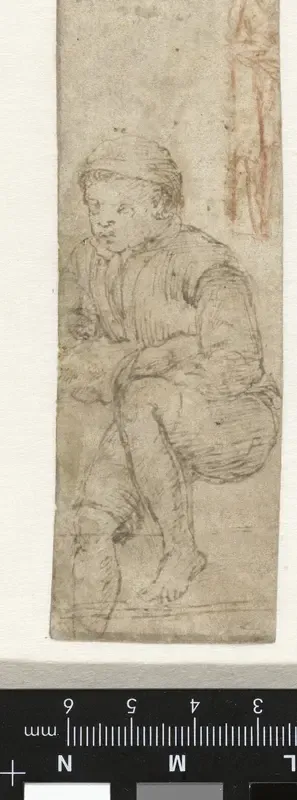 Zittende jongen