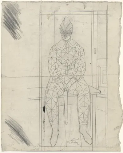 Zittende Pierrot
