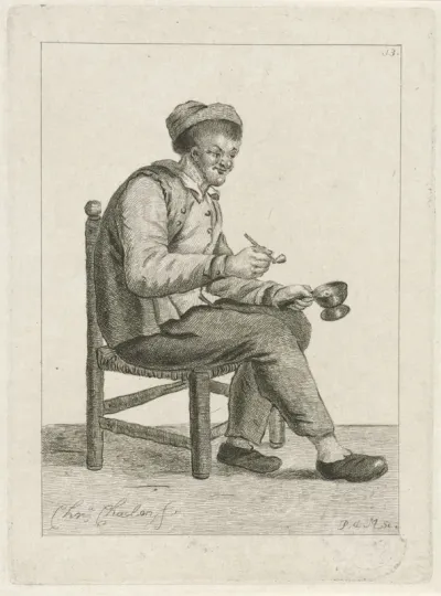 Zittende pijproker