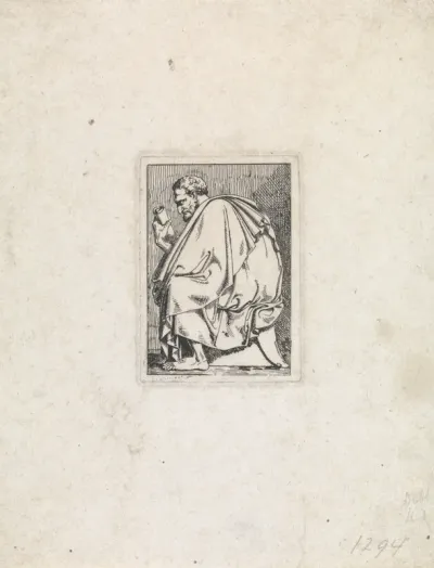 Zittende wijsgeer