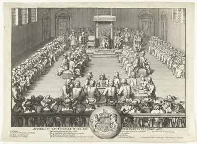 Zitting van het Engelse Hogerhuis, 1689