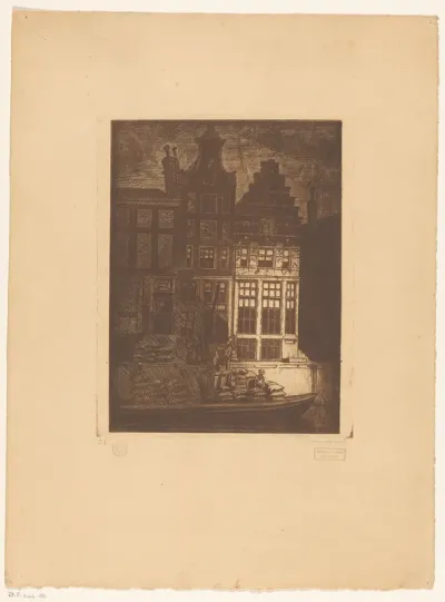 Zolderschuit in gracht