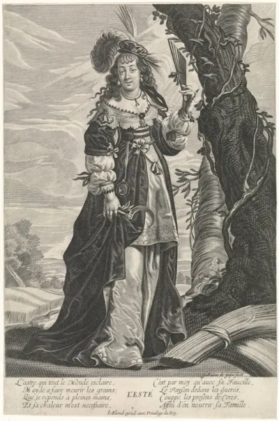 Zomer in de gedaante van een vrouw