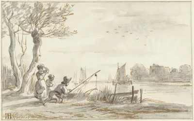 Zomers riviergezicht