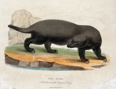 Zoological Society of London: a ratel