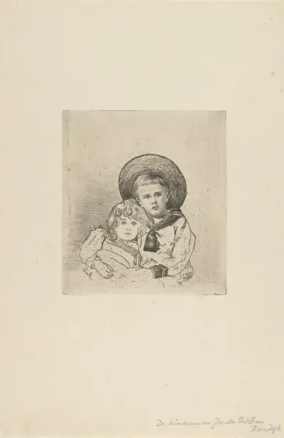 Zoon en dochter van Jonkheer Theodorus Helenus Franciscus van Riemsdijk