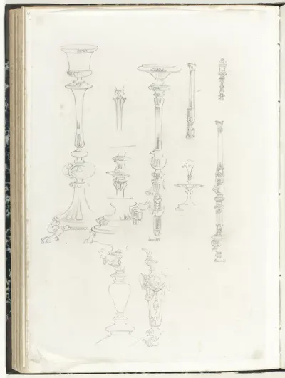 Zuilen en balusters van trappen