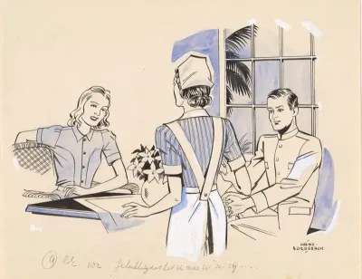 Zuster in gesprek met een man en vrouw