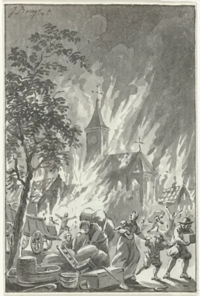 Zware brand van Hilversum, 25 juni 1766