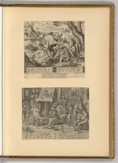 Zwei Blinde; Die Narrenküche / Genreszenen, Allegorien