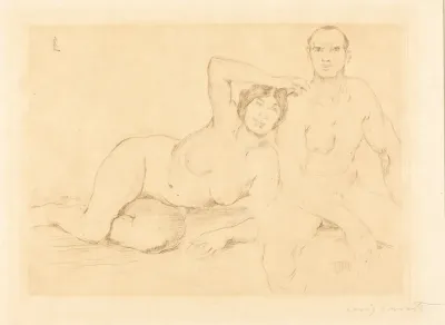 Zwei Menschen (Two Nudes)