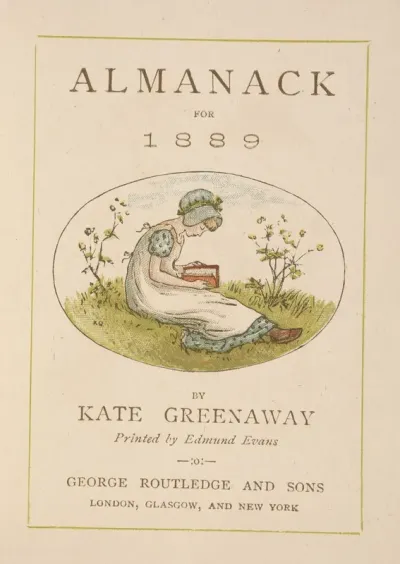 01 Almanack For 1889 Title
