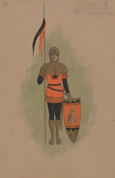 1 Squire For Each Knight Burning Mountain