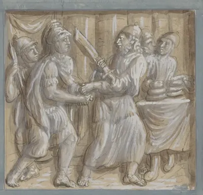 13 Drawings After Bas Reliefs At Florence Pl 02